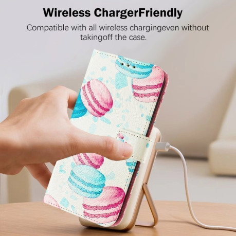 Чохол-книжка Colored Drawing Pattern для iPhone 16e - кольоровий