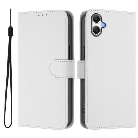 Чохол-книжка з м'яким покриттям (Skin Feel) зі шнурком на Samsung Galaxy A07 4G - білий