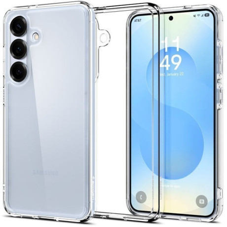Оригінальний чохол Spigen Ultra Hybrid для Samsung Galaxy S25+ - Clear