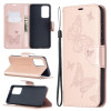 Чохол-книжка Butterflies Pattern Samsung Galaxy A52/A52s - рожеве золото
