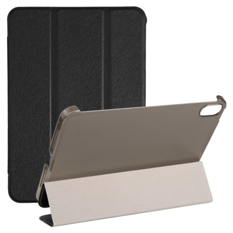 Чохол-книжка Silk Texture Three-fold на iPad mini 6 - чорний