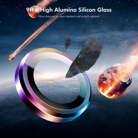 Захисне скло на камеру ENKAY Aluminium для OPPO Reno13 Global - золоте