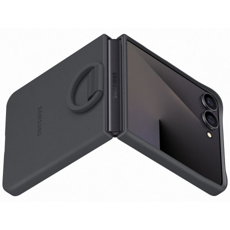 Оригинальный чехол Samsung Ring Case на Samsung Galaxy Flip 7 - Black(EF-PF766TBEGWW)