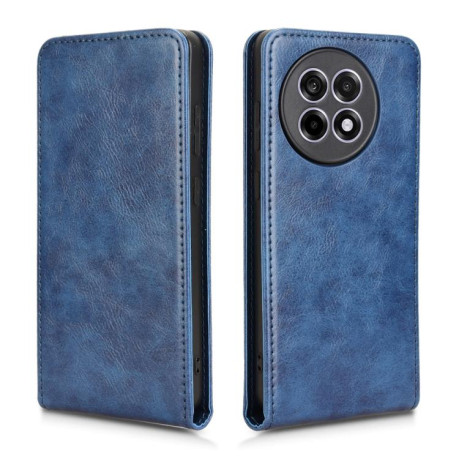Фліп-чохол Magnetic Vertical Flip Leather для OnePlus 13R/Ace 5/Ace 5 Pro - синій