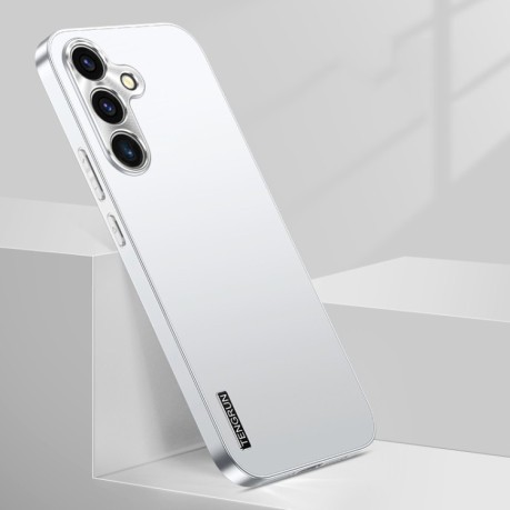 Протиударний чохол Streamer Series Micro Frosted Metal Paint PC для Samsung Galaxy S25 5G - сріблястий