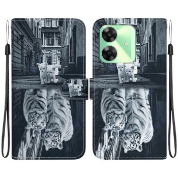 Чехол-книжка Colored Drawing Series на Realme C61/C63/Note 60/Note 60x - разноцветный