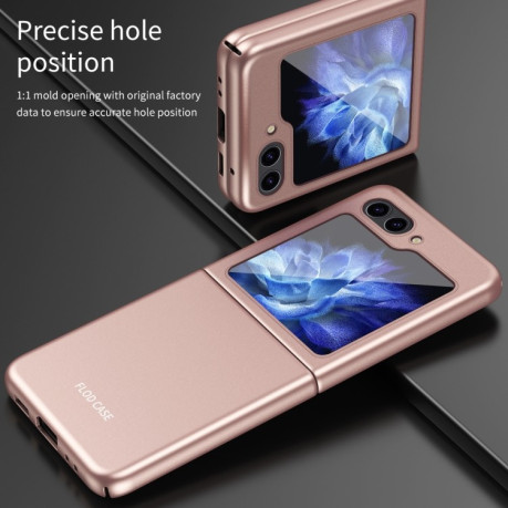 Противоударный чехол Skin Feel Frosted для Samsung Galaxy Flip 5 - зеленый