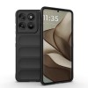 Силиконовый чехол Magic Flannel на Motorola Edge 70 5G Global — черный