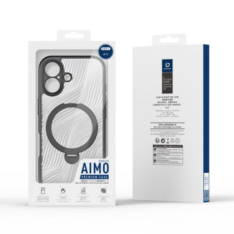 Чохол DUX DUCIS Aimo Series MagSafe Frosted Feel на iPhone 17 - чорний