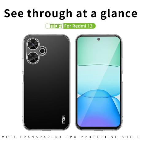 Ультратонкий чохол MOFI Ming Series для Xiaomi Redmi 13 - прозорий