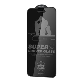 Захисне скло WK WTP-093 King Kong 6D Curved 360 Degree Privacy для iPhone 16 Pro Max - чорне