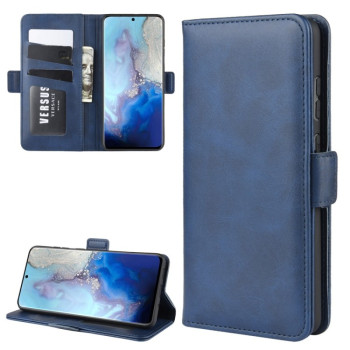 Чохол-книжка Double Buckle Crazy Horse Samsung Galaxy S20-синій