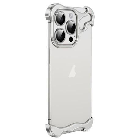 Протиударний чохол Frameless Metal Corner для iPhone 13 Pro Max - білий