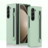 Противоударный чехол Integrated Skin Feel PC with Pen / Pen Box для Samsung Galaxy  Fold 6 - зеленый