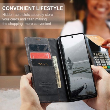 Чехол-книжка CaseMe-013 Multifunctional на Samsung Galaxy Fold 7 - черный