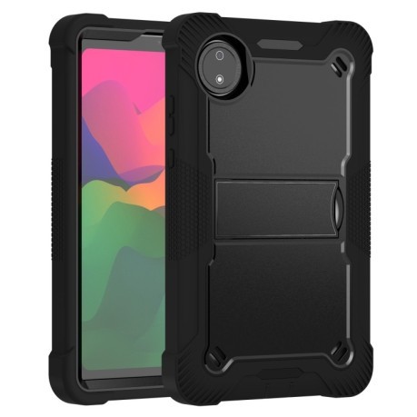 Чохол Silicone Hybrid PC Tablet Case with Holder &amp; Shoulder Strap для Xiaomi Redmi Pad SE 8.7 - чорний