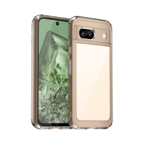 Протиударний чохол Colorful Acrylic Series для Google Pixel 8a - прозоро-сірий