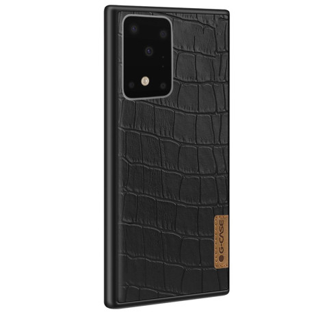 Чохол G-Case Crocodile Dark series для Samsung Galaxy S20 Ultra-чорний