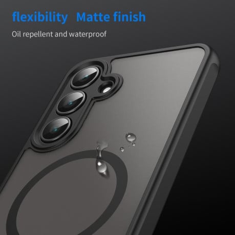 Чохол Fan Dun Series гібрид з Magsafe та захистом камери на Samsung Galaxy S25 FE 5G - чорний