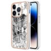 Противоударный чехол Electroplating IMD для iPhone 15 Pro Max 5G - слон