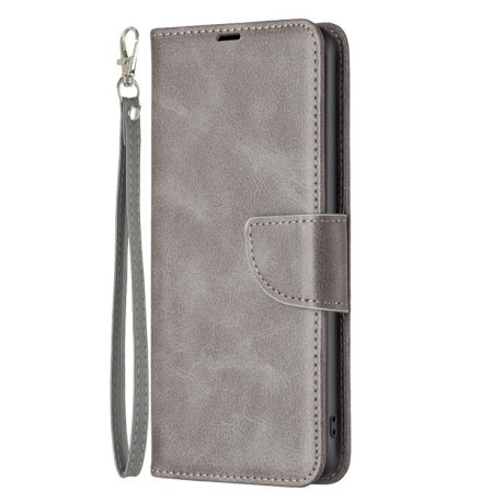 Чехол-книжка Lambskin Texture Pure Color для Xiaomi Redmi Note 14 Pro 5G / Note 14 Pro+ 5G - серый