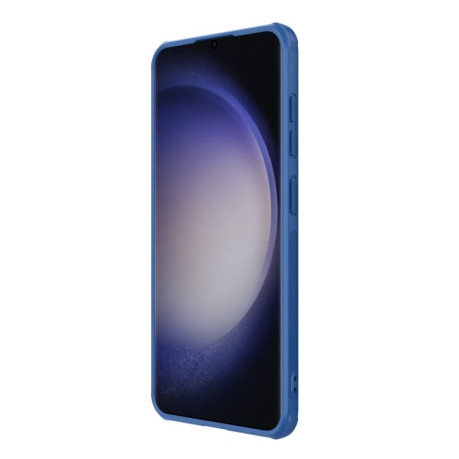 Противоударный чехол NILLKIN Super Frosted для Samsung Galaxy S24 5G - синий