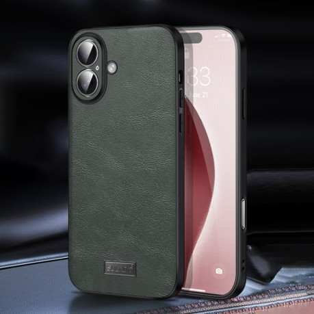 Чехол SULADA Handmade для iPhone 16 Plus - зеленый