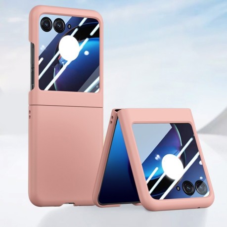 Протиударний чохол Integrated PC Skin Feel Shockproof для Motorola Razr 50 - рожевий