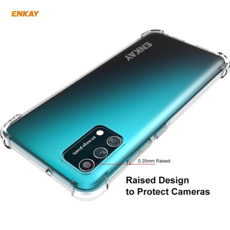 Противоударный чехол ENKAY Clear для Samsung Galaxy A02s - прозрачный