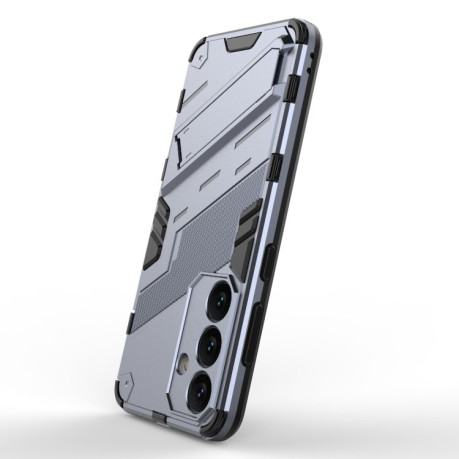 Противоударный чехол Punk Armor для Samsung Galaxy S24 5G - серый