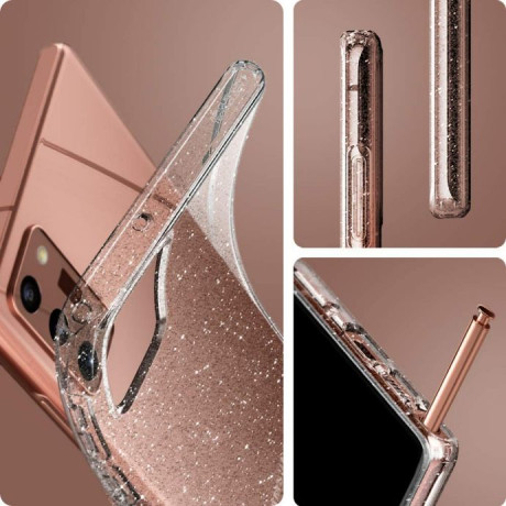 Оригінальний чохол Spigen Liquid Crystal для Samsung Galaxy Note 20 Glitter Crystal