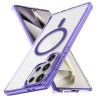 Протиударний чохол Magnetic Series TPU Hybrid Acrylic Magsafe для Samsung Galaxy A55 5G - фіолетовий