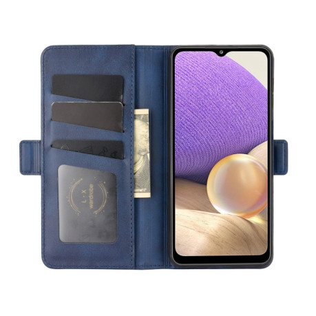 Чохол-книжка Dual-side Magnetic Buckle для Samsung Galaxy A32 5G-синій