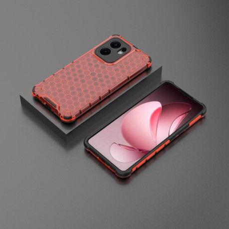 Протиударний чохол Honeycomb на OPPO Reno13 F/Reno13 FS- червоний