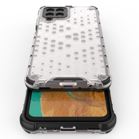 Противоударный чехол Honeycomb на Samsung Galaxy M33 5G - зеленый