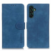 Чехол-книжка KHAZNEH Cowhide Texture на Samsung Galaxy A55 5G - синий