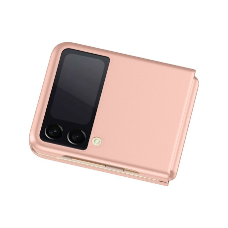 Чехол-книжка Skin Feel Frosted для Samsung Galaxy Z Flip3 5G - розовый