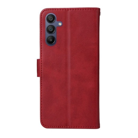 Чехол-книжка Stitching Calf Texture для Samsung Galaxy A16 5G - красный