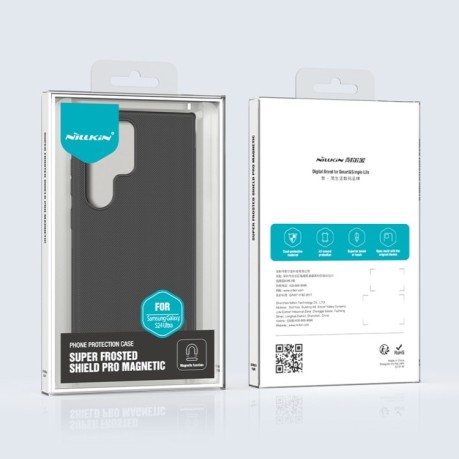 Противоударный чехол NILLKIN Frosted Shield Pro Magnetic Magsafe для Samsung Galaxy S24 Ultra 5G - черный