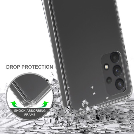 Акриловый противоударный чехол HMC для Samsung Galaxy A32 4G- черный