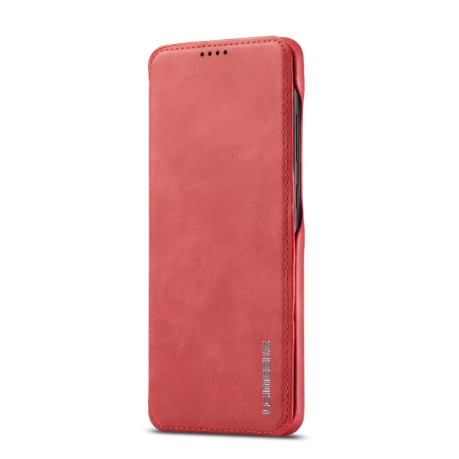 Чехол книжка LC.IMEEKE Hon Ancient Series на Samsung Galaxy А71 - красный