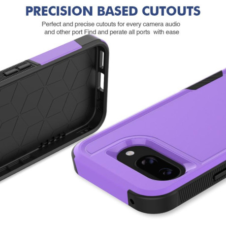 Противоударный чехол Armor 2 in 1 для Google Pixel 9a - фиолетовый