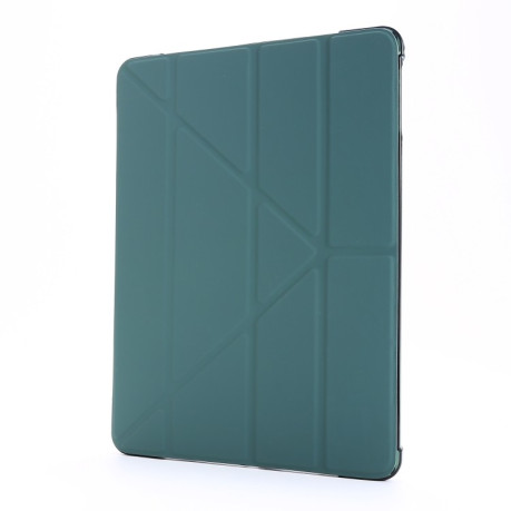 Противоударный чехол-книжка Airbag Deformation для iPad Air 2 - зеленый