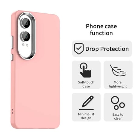 Протиударний чохол Colorful Series з посиленими кутами та бортиками на OnePlus Nord CE4 Lite - рожевий