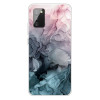 Противоударный чехол Marble Pattern для Samsung Galaxy A02s - Abstract Light Pink