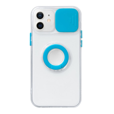 Противоударный чехол Design with Ring Holder для iPhone 11 - синий