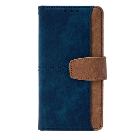Чохол-книжка Color Stitching Skin Feel Leather RFID Blocking на OPPO A5 Pro 5G Global - синій