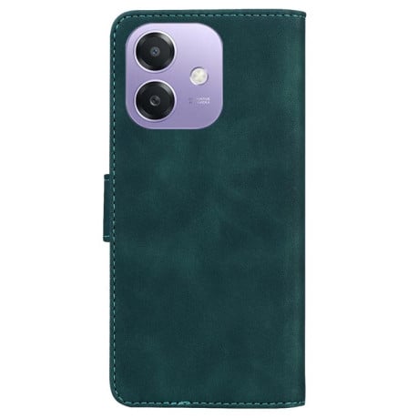 Чохол-книжка однотонна Pure Color з магнітною застібкою на OPPO A5x 5G/A3 4G/5G/A3x 4G/5G - зелений
