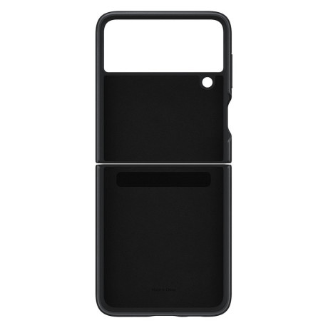 Оригинальный чехол Samsung Leather Cover для Samsung Galaxy Z Flip 3 - black