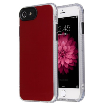 Акриловый чехол Fine Hole Series на iPhone SE 3/2 2022/2020/8/7 - красный
